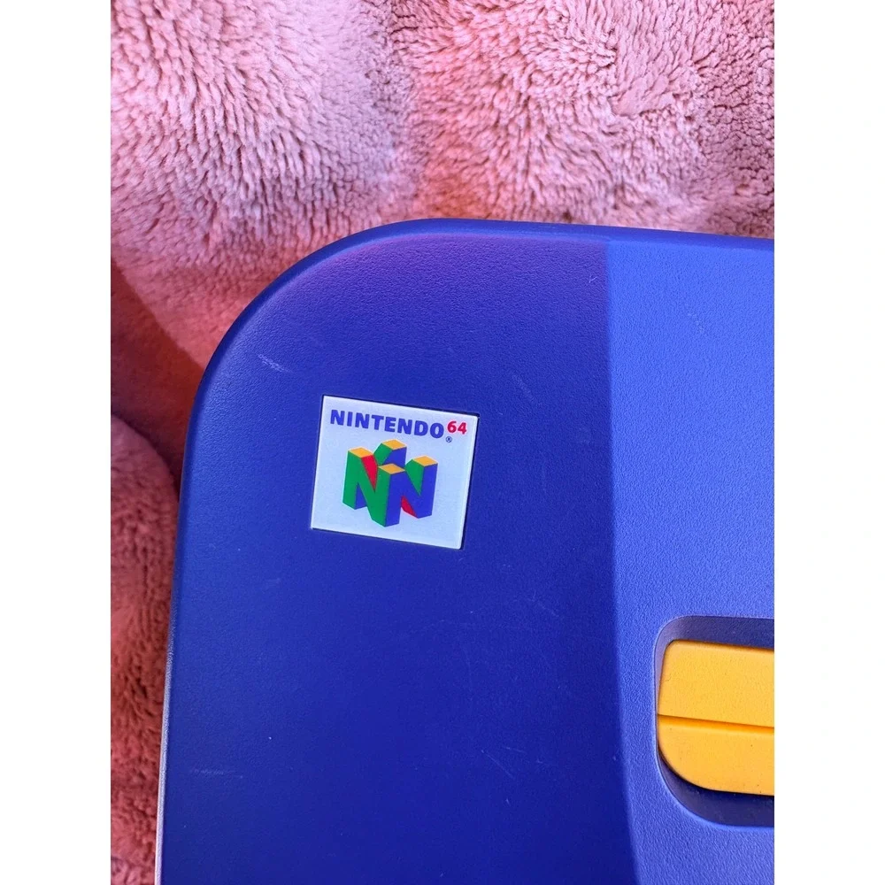 Nintendo 64 N64 Pikachu Pokemon Edition Blue Console Bundle with Control TESTED